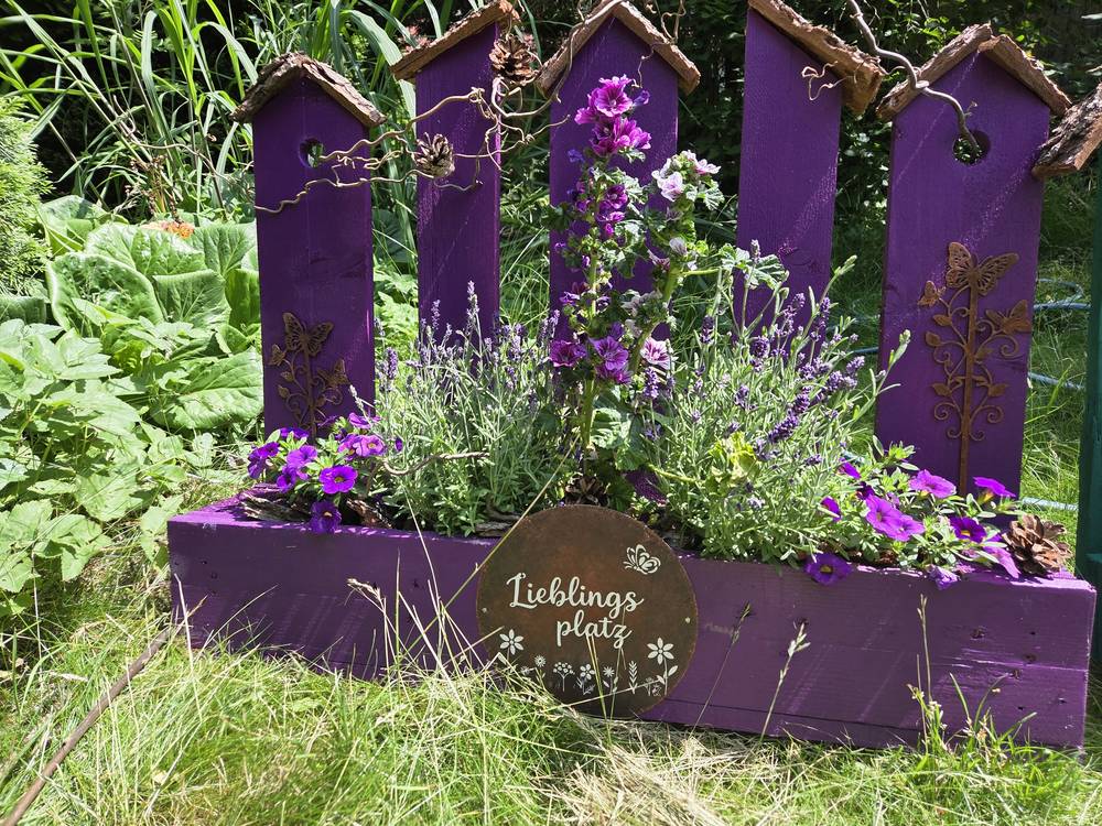 Beispiel: Lieblingsplatz – Lavendel & Petunien
