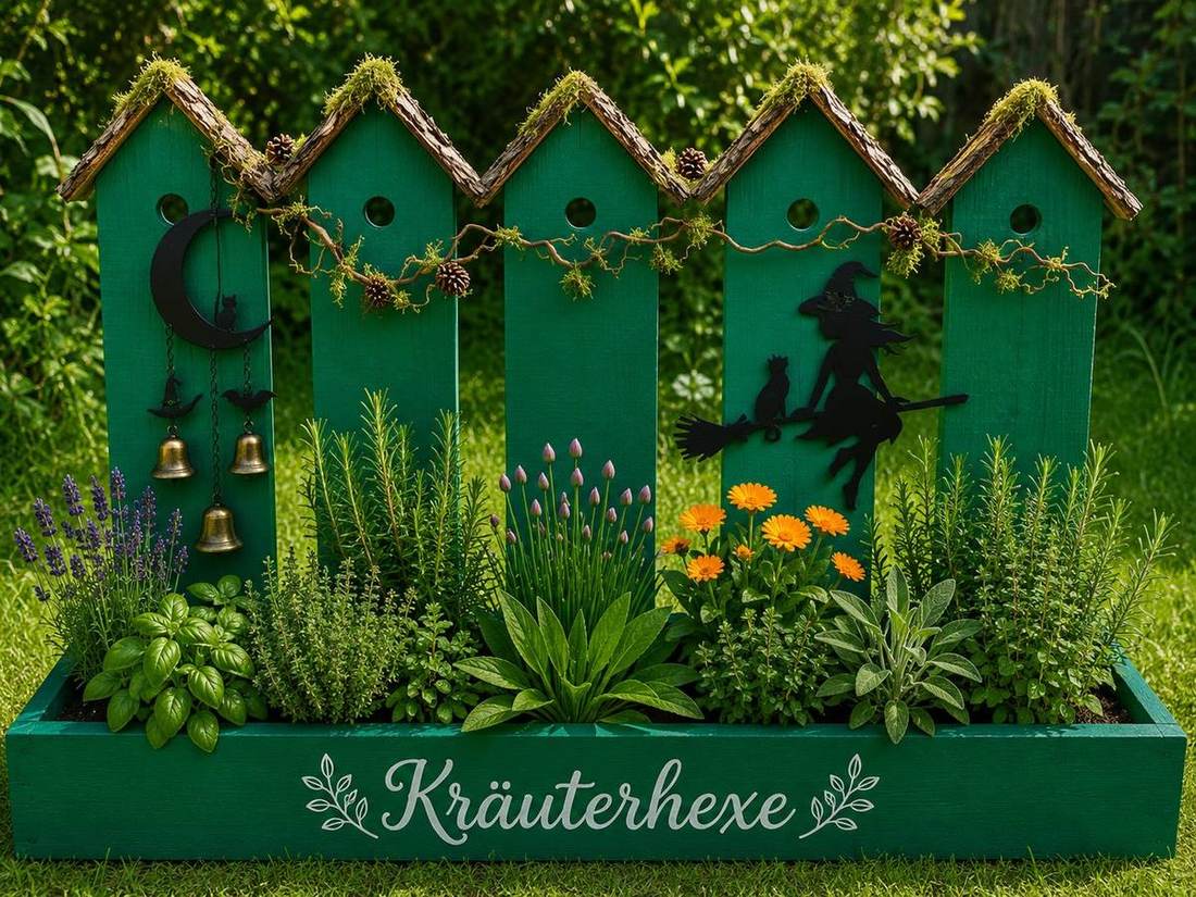 Beispiel: Kräuterhexe – in Grün